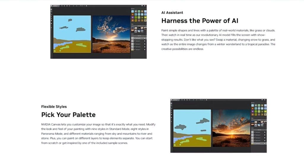 NVIDIA Canvas AI